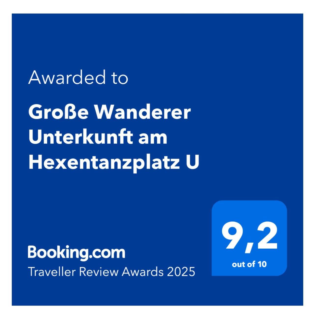Grosse Wanderer Unterkunft Am Hexentanzplatz U Thale Exteriör bild